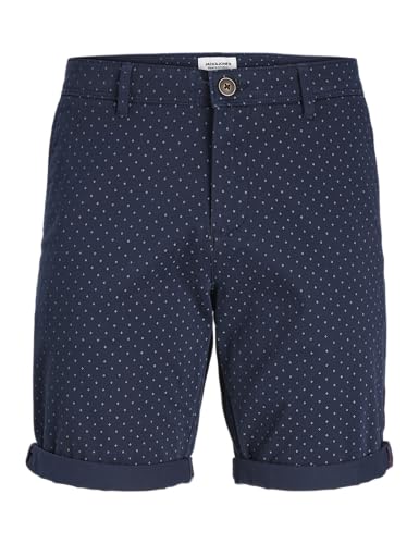 JACK & JONES Jpstbowie Jjshort Sa Pantaloncini Chino Uomo Blu Marine