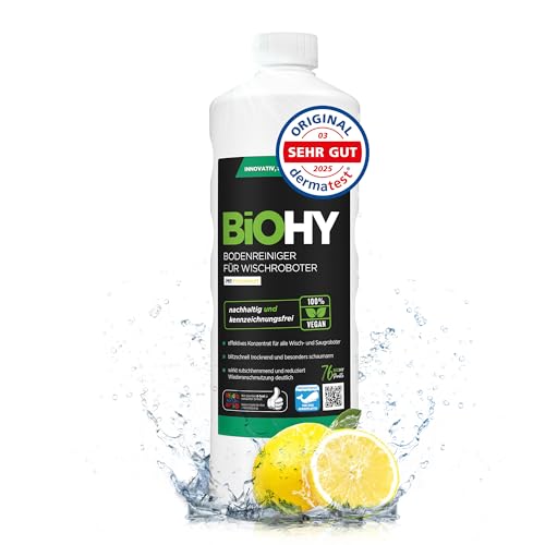 BiOHY Detersivo per pavimenti robot pulizia 1L concentrato