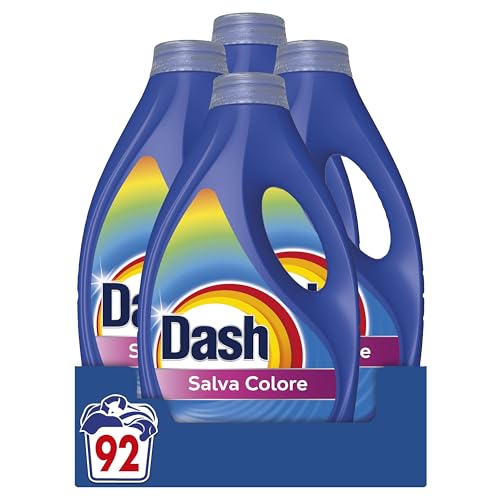 Dash Detersivo Liquido Lavatrice Salva Colore, 92 Lavaggi