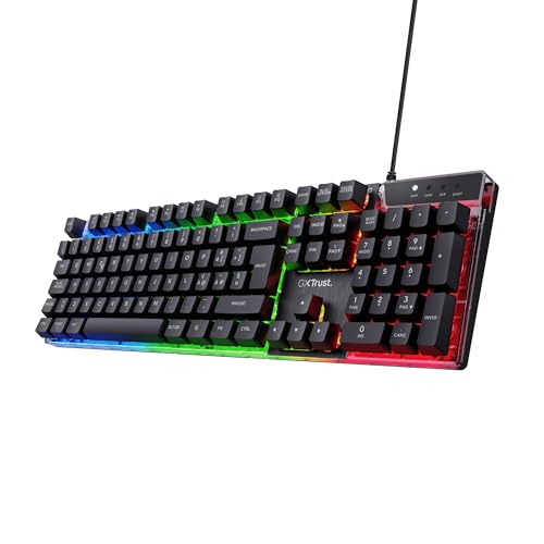 GXTrust 835 Azor Tastiera Gaming USB Retroilluminata LED RGB