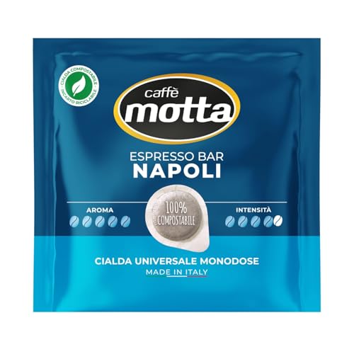 Caffè Motta Cialde ESE 44mm Espresso Bar Napoli, 100 Cialde Compostabili