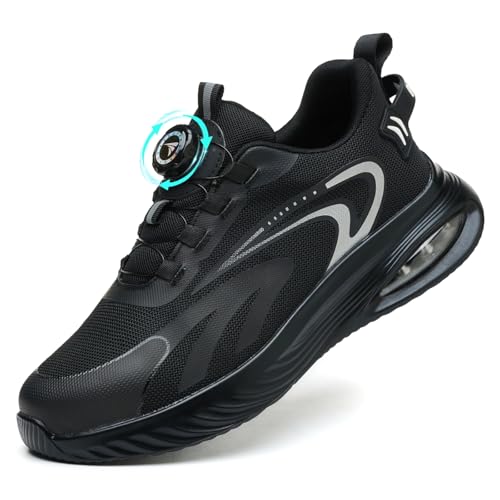 AEKYIWL Scarpe Antinfortunistiche Uomo Donna Leggere Traspiranti con Fibbia Girevole