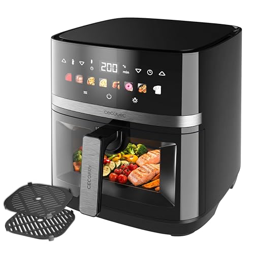 Cecotec Cecofry&Grill Duoheat 8000 Friggitrice ad Aria 8 L con Doppio Grill