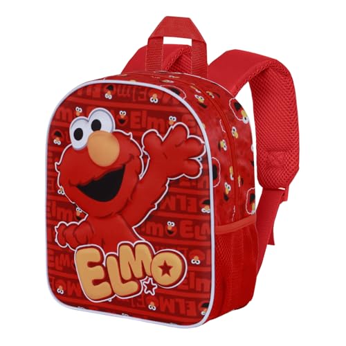 Karactermania Sesame Street Elmo Happy-Zainetto 3D Elite, 7 L