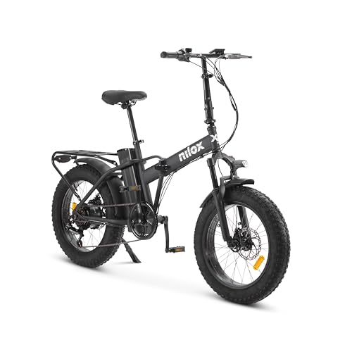 Nilox Ebike X8 Pro Bici Elettrica Pieghevole, Autonomia 70 km