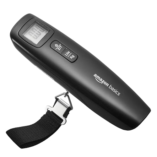 Amazon Basics Bilancia Digitale Pesa Valigie 50 kg