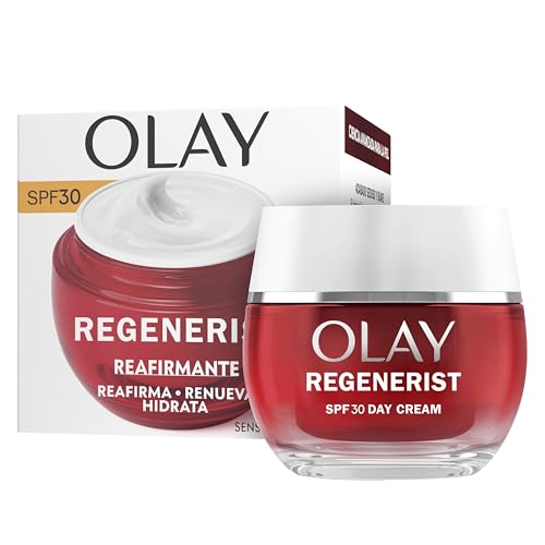 Olay Regenerist Crema Viso Giorno SPF30 Antirughe e Rassodante, 50ml