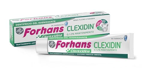 Forhans Clorexidina Dentifricio Clexidin 0,12% Gel Igienizzante Antibatterico 75ml