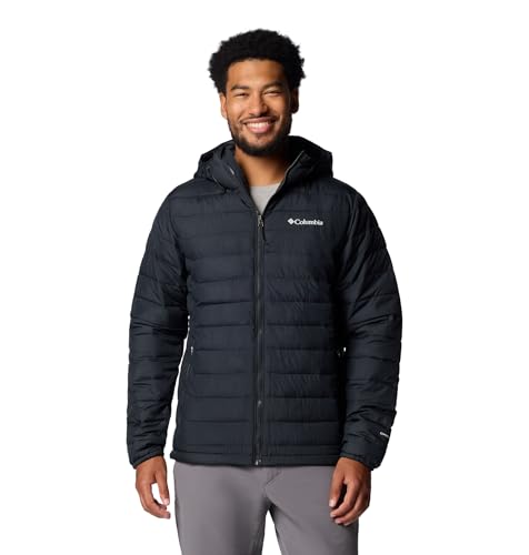 Columbia Powder Lite II Giacca Invernale con Cappuccio da Uomo