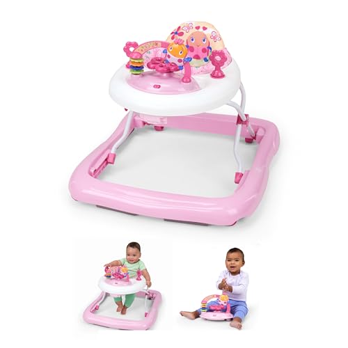 Bright Starts Girello Pieghevole June Berry con Stazione Gioco Elettronica