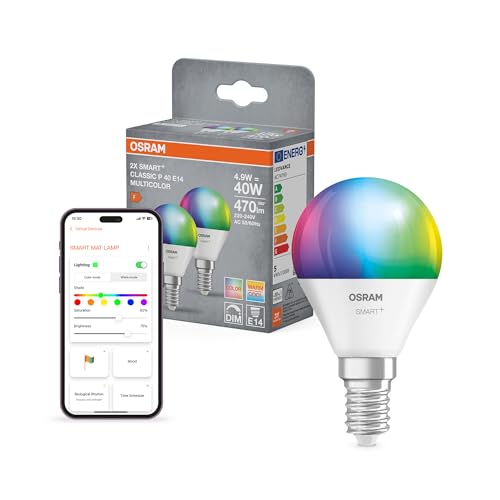 OSRAM SMART+ Goccia RGB 2 pezzi E14 9W