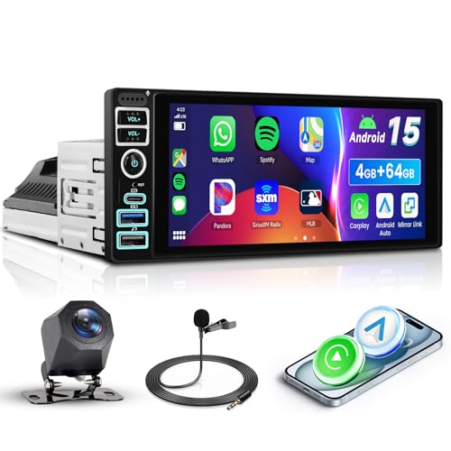 VECHTEL Autoradio Android 15 4G 64G 6.9