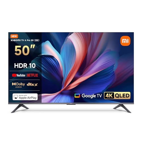 Xiaomi TV A Pro 50 50" 4K QLED Smart TV Google TV