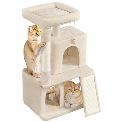Yaheetech Tiragraffi Albero per Gatti con Trespolo Grande