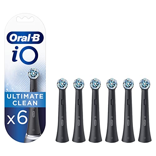 Oral-B iO Ultimate Clean Testine Spazzolino Elettrico, Confezione da 6