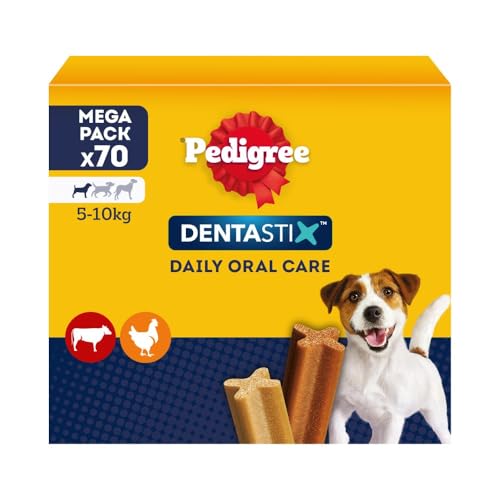 Pedigree Dentastix Snack per igiene orale per Cane 5-10 kg, 70 bastoncini