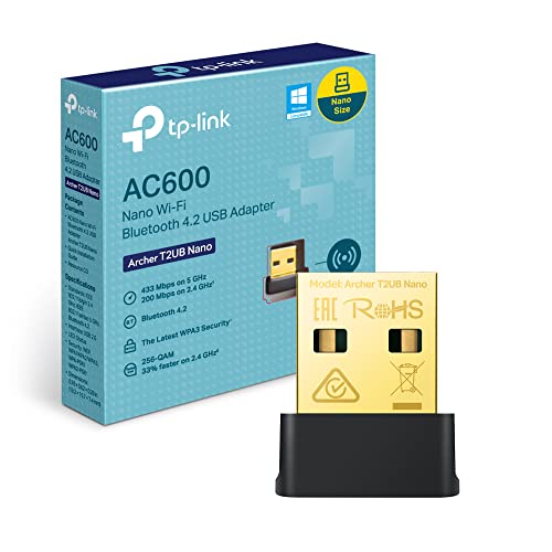 TP-Link Archer T2UB Nano Adattatore WiFi USB Dual Band AC600