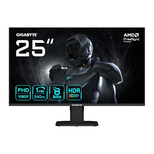 Gigabyte GS25F2A Monitor Gaming 25" FHD 240Hz 1ms