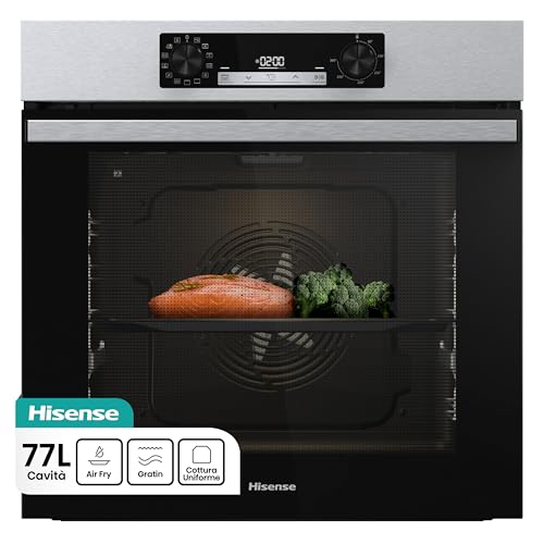 Hisense BI64213E4PX Forno da Incasso Multifunzione 77L Pirolitico AirFry