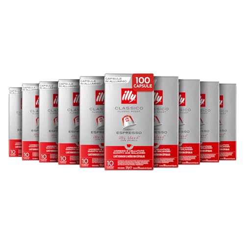 illy, Caffè in Capsule Compatibili 100 Capsule Totali