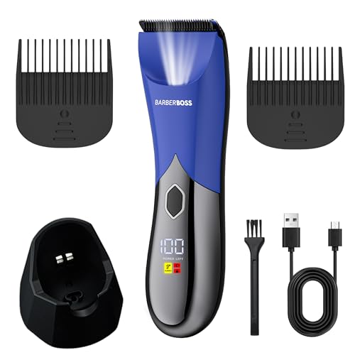 BarberBoss Rifinitore uomo corpo e zone intime, ricaricabile USB-C