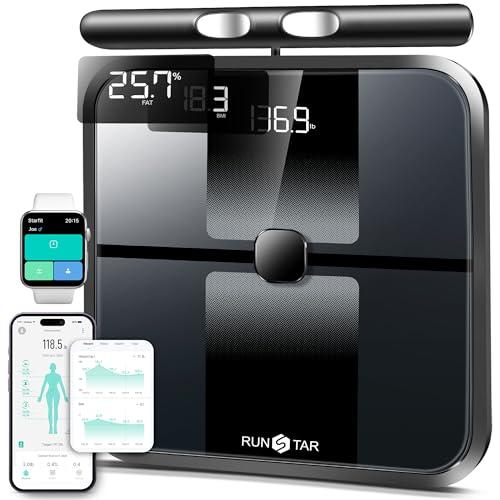 RunStar Bilancia Pesapersone Digitale 8 Elettrodi
