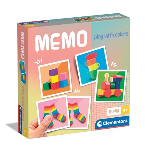 Clementoni Memo Play with colors Gioco Memoria e Associazione