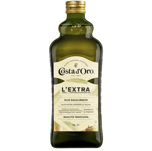 Costa d'Oro Olio Extravergine di Oliva Estratto a Freddo L'Extra, 1L
