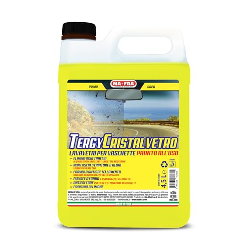 Ma-Fra Tergy Cristalvetro Liquido Lavavetri per Vaschette Tergicristallo, 4500ml