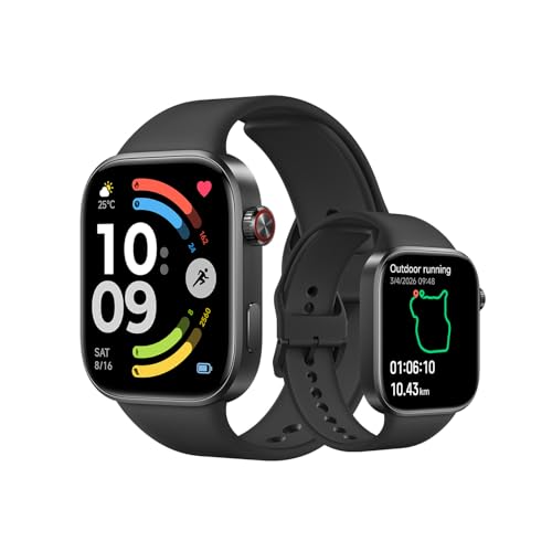XIAOMI Redmi Watch 6, Smartwatch Uomo Donna, Activity Tracker AMOLED 2.07'' con Monitoraggio di Frequenza Cardiaca, 150+ modalità sportive, Autonomia 24 giorno, 5ATM, GPS, Android&iOS