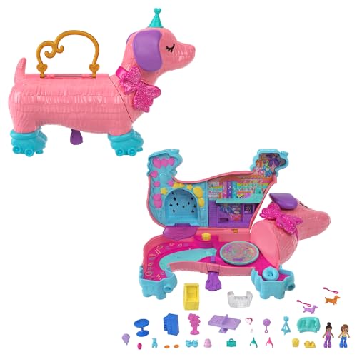 Polly Pocket Festa dei Cuccioli playset pignatta con 2 bambole