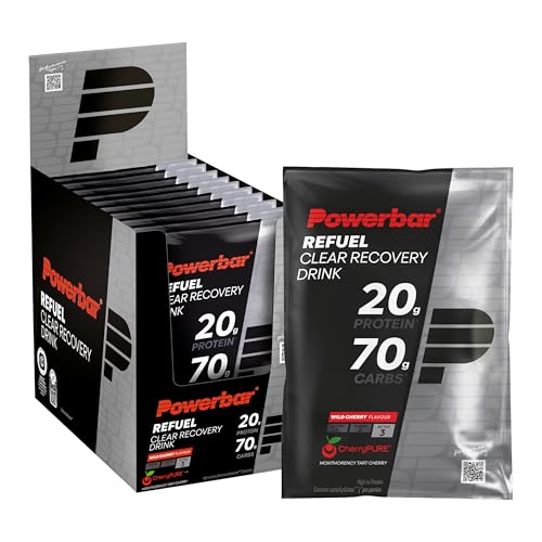 Powerbar Black Line Refuel Clear Recovery Drink Wild Cherry 10x97 g