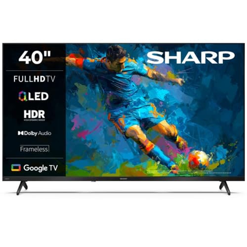 Sharp 40HF3365E Google TV 40" FHD Frameless QLED