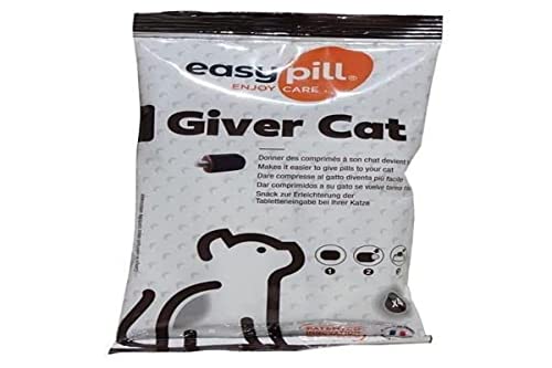 EASYPILL CAT - Pappe Imbustate Singolarmente Per Gatti, 4 tavolette da 10 grammi