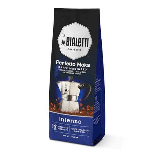 Bialetti Perfetto Moka Caffè Macinato Intenso, 250g
