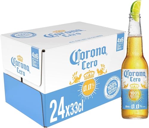 Corona Cero Birra Analcolica, Confezione da 24x33cl