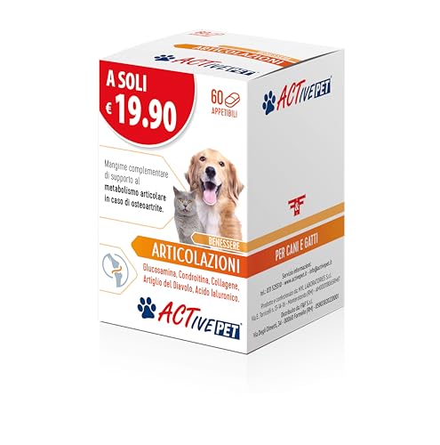 Active Pet Articolazioni 60 Compresse per Cani e Gatti