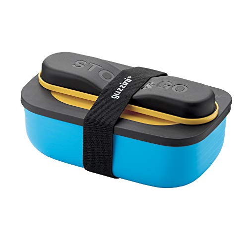 Guzzini Set Lunch Box con Posate da Viaggio, x 12 x