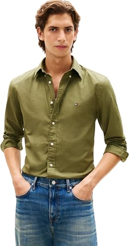 Tommy Hilfiger Camicia Uomo Flex Popeline Solid RF