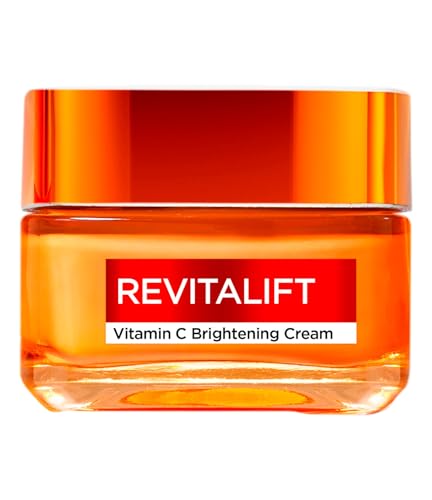 L'Oréal Paris Revitalift Crema Viso Illuminante con Vitamina C e Acido Salicilico, 50 ml