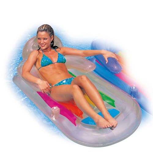 Intex Poltrona Gonfiabile Mare Abbronzante Vinile