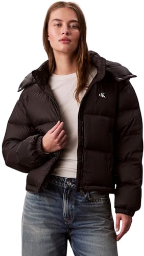 Calvin Klein Donna Piumino Essential Midweight con Cappuccio