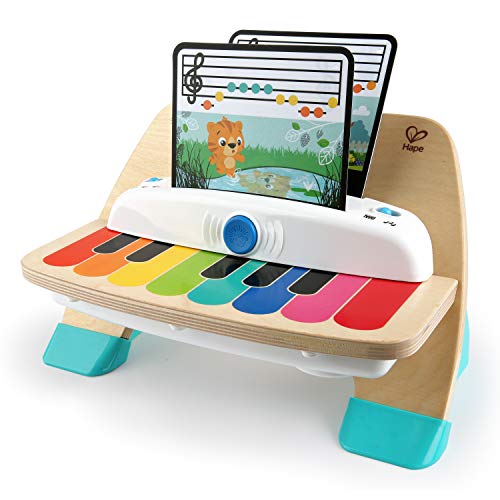 Baby Einstein Hape Magic Touch Piano Giocattolo Musicale in Legno con 3 Spartiti