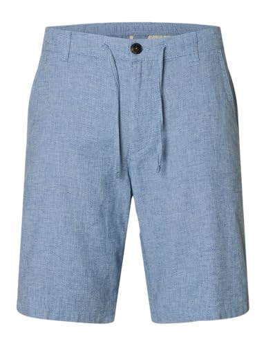 SELECTED MEN Slhregular-Brody Linen BLD Shorts Noos