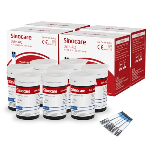 Sinocare Safe AQ Strisce Glicemia, 200 pz