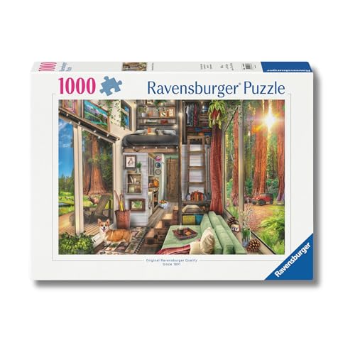 Ravensburger Puzzle 1000 Pezzi Casetta Tra Le Sequoie