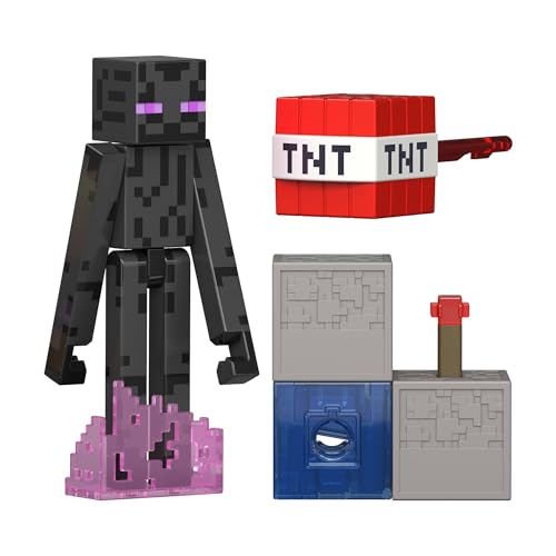 Mattel Minecraft Enderman Pietra Rossa action figure
