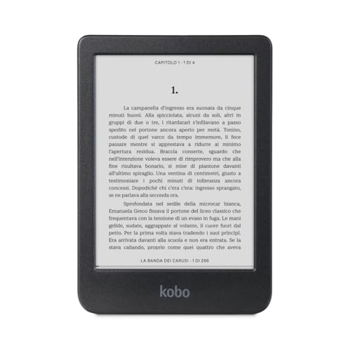 Kobo Clara BW eReader 6" Display E Ink Carta 1300 con Modalità Scura