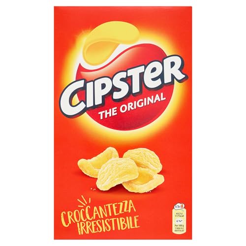 Cipster the Original, Chips di Patate Croccanti, Gusto Leggero e Forma Iconica, 85g
