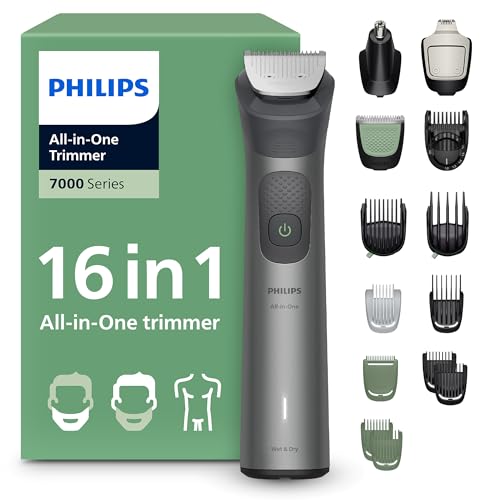 Philips Multigroom Serie 7000 Rifinitore 16 in 1 Barba Capelli Corpo